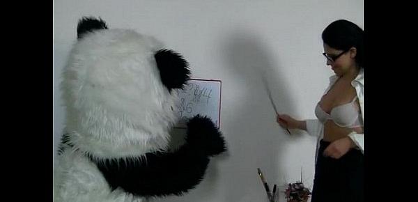  Sexy teacher for horny Panda bear
